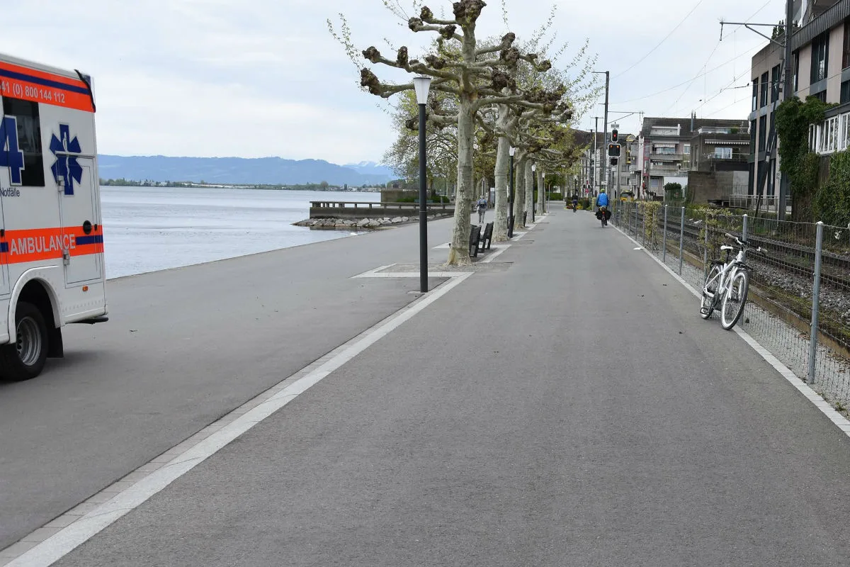 Rorschach SG - Selbstunfall mit E-Bike
