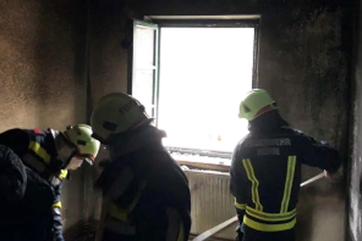 Hürm - Mann rettet sich mit Sprung aus Fenster vor Flammen