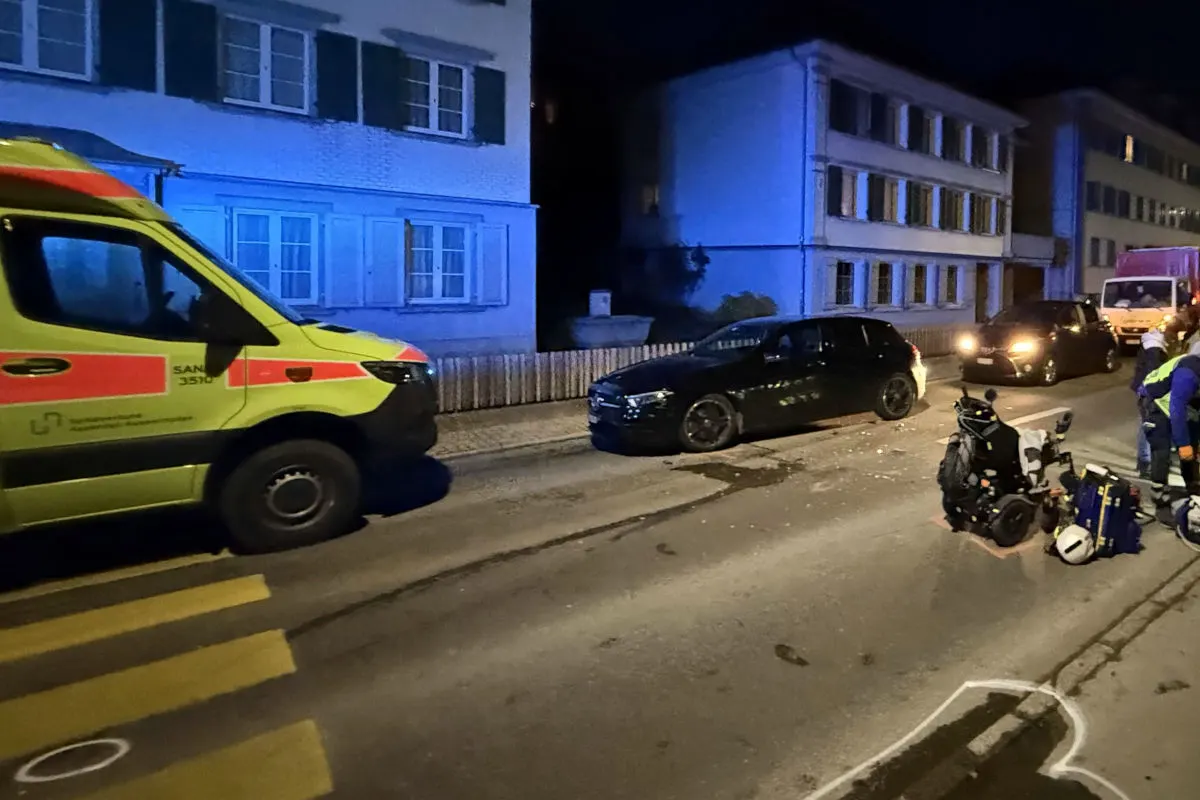 Gais AR – Rollstuhlfahrer bei Unfall schwer verletzt