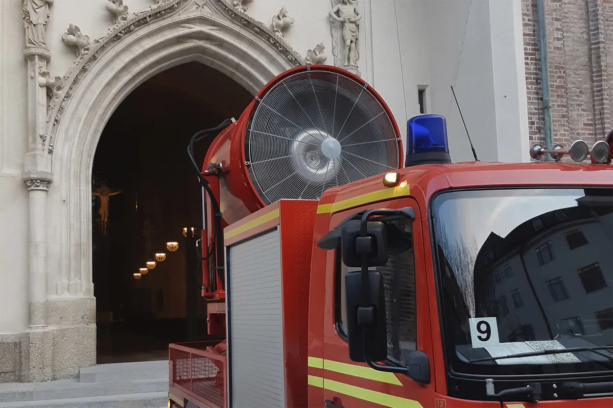 Advent - Brandalarm in Münchner Frauenkirche!