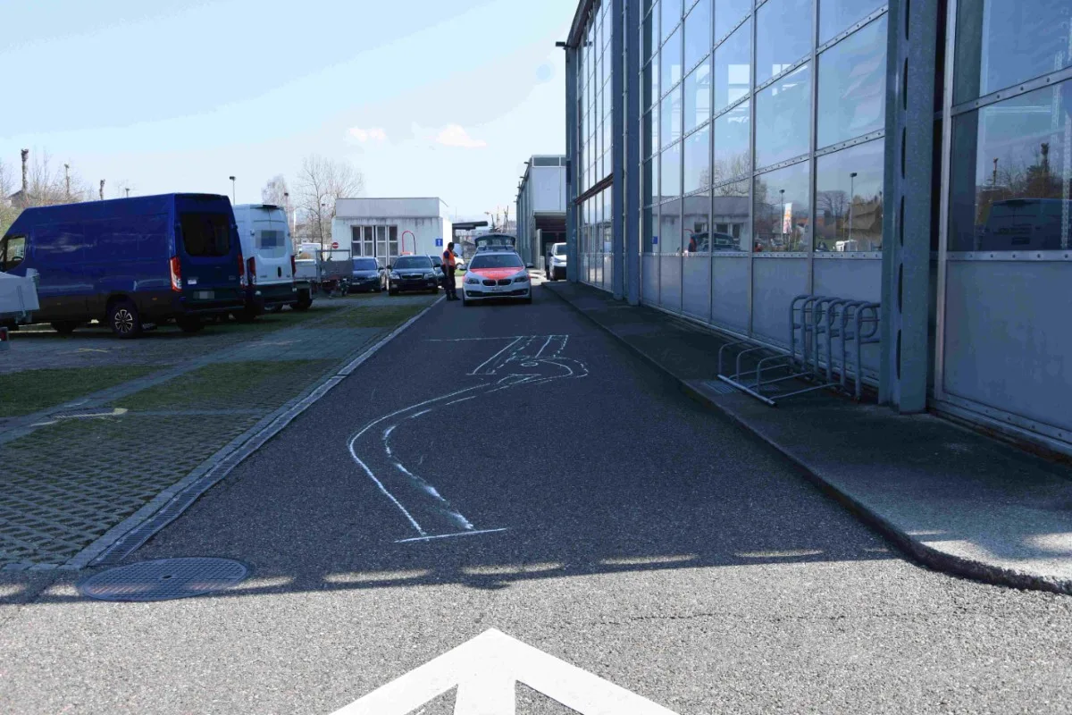 Gossau SG - Mit Motorrad gestürzt und verletzt