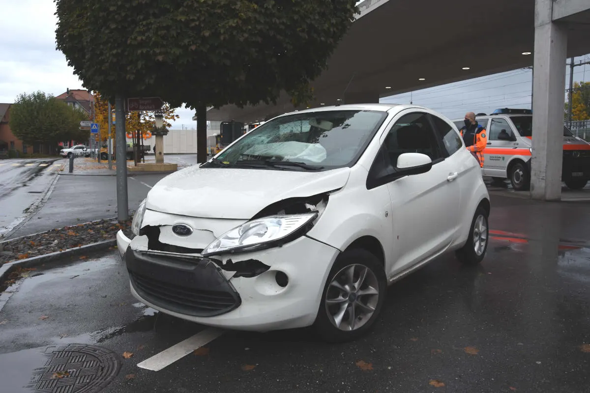 Unfall in Rheineck SG – Bei Auffahrkollision verletzt