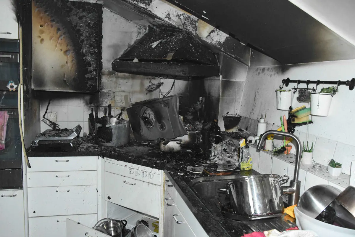 Uzwil SG – Küche in Brand geraten