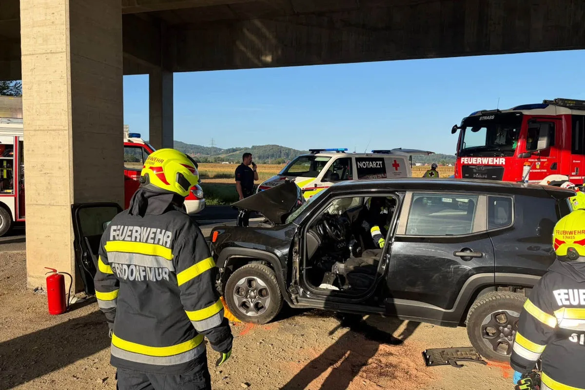 Gersdorf an der Mur – Tödlicher Unfall unter Autobahnbrücke