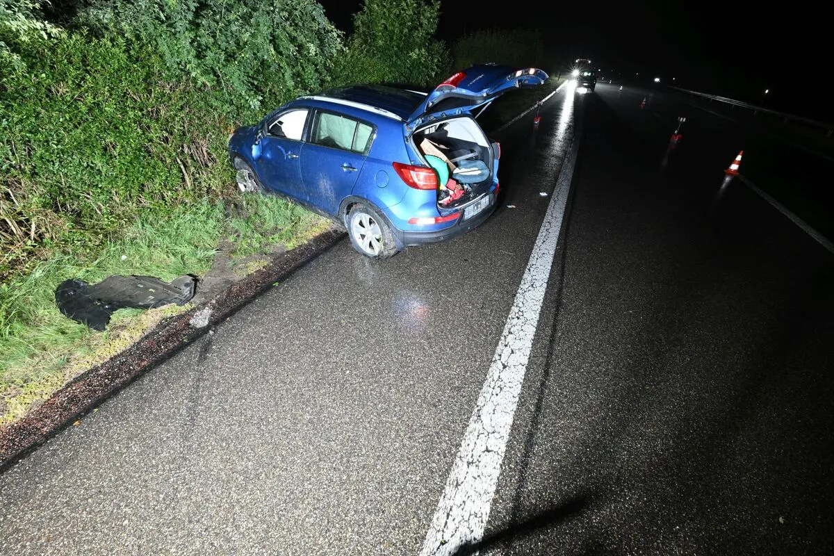  A2 Arisdorf BL – Frau bei Unfall aus Auto geschleudert