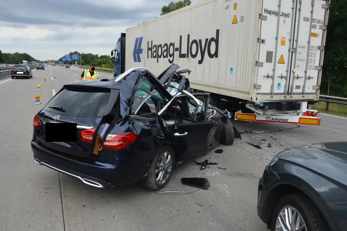 A1 Oyten – Stauende übersehen