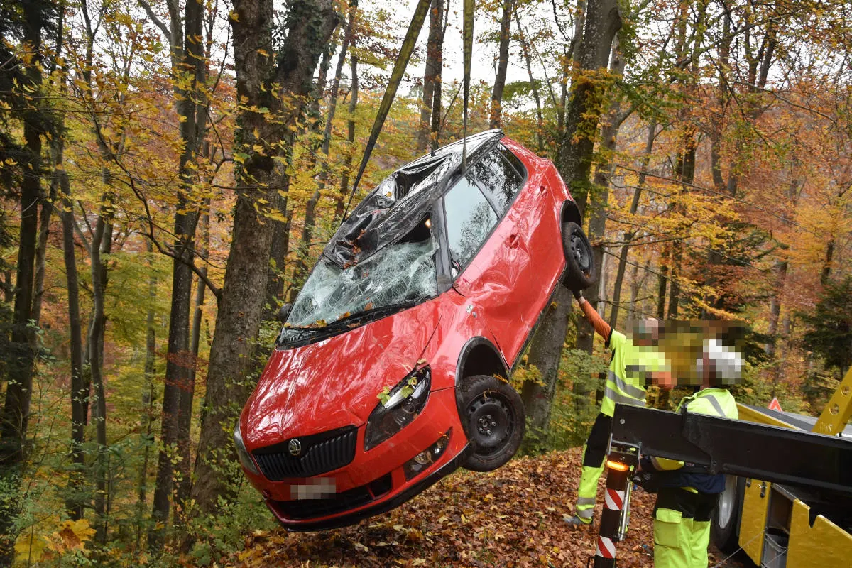 Unfall in Dornach SO – Selbstunfall im Kurvenbereich