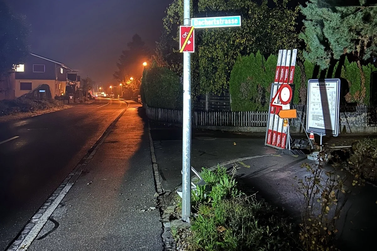 Heerbrugg SG - Alkoholisiert Unfall verursacht und geflüchtet