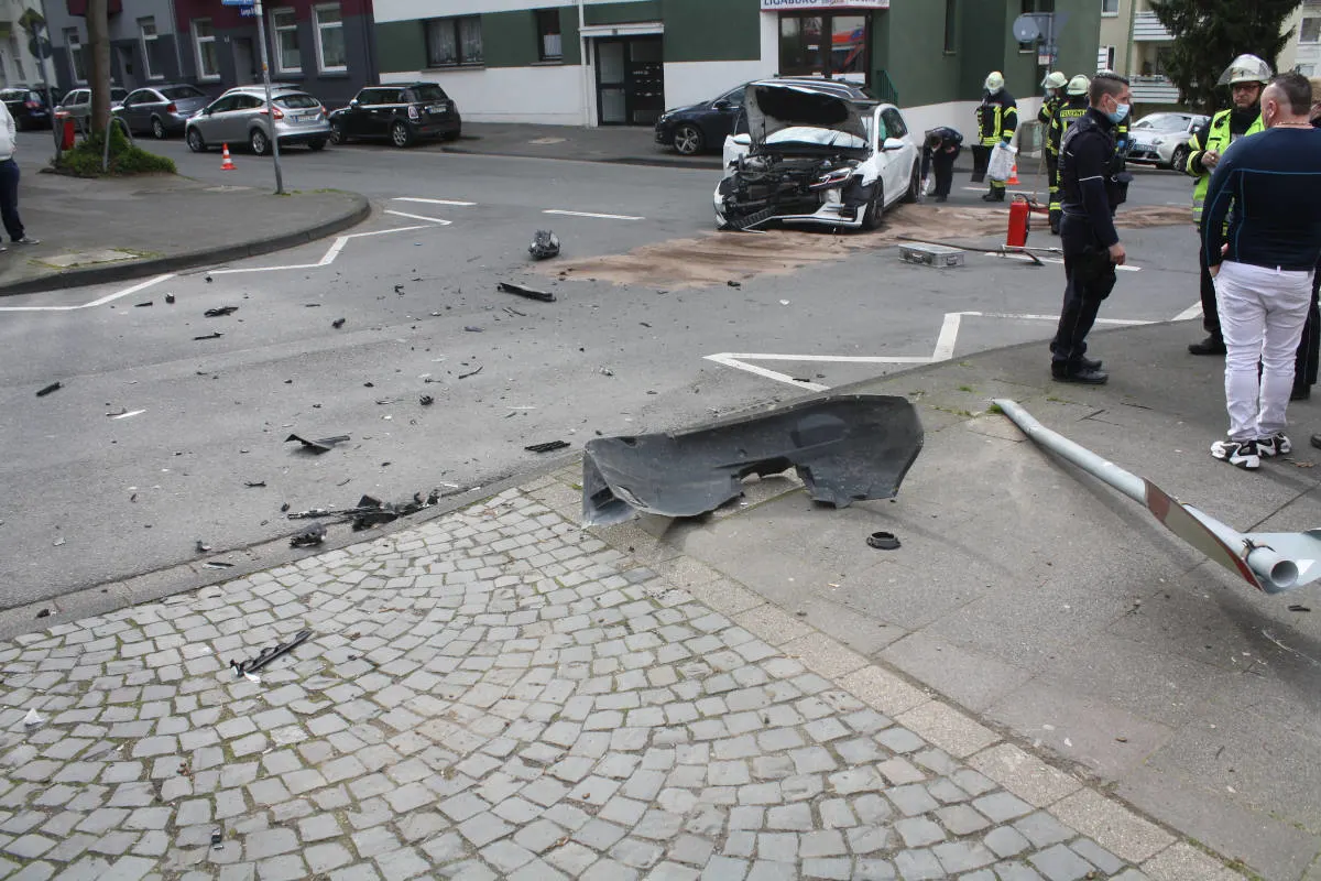 Wehringhausen – Unfall mit zwei Verletzten