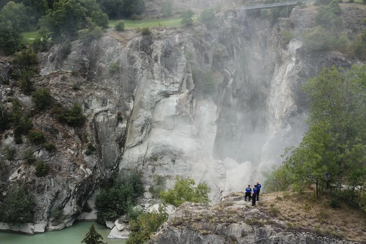 Bitsch VS – Felssturz in der Massaschlucht