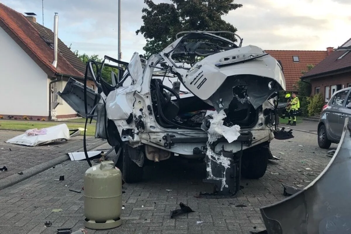 Coesfeld NW - Explosion in einem Auto