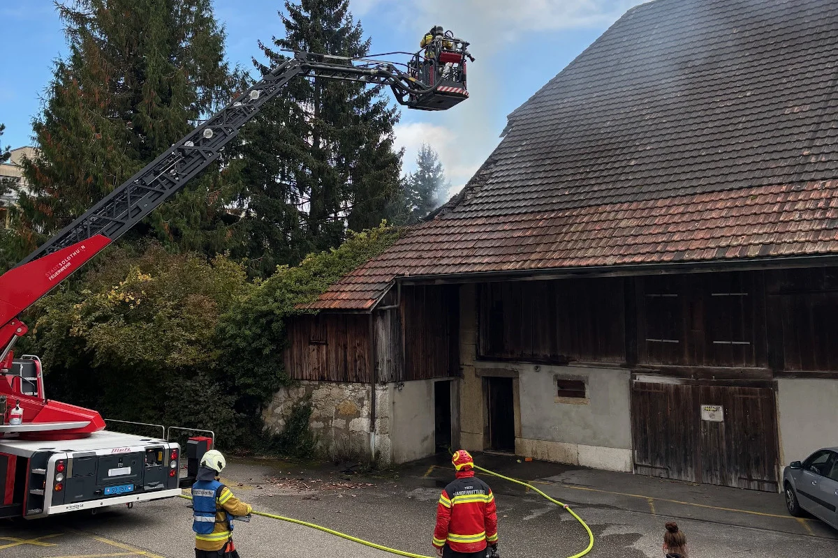 Langendorf SO – Brand in leerstehenden Haus