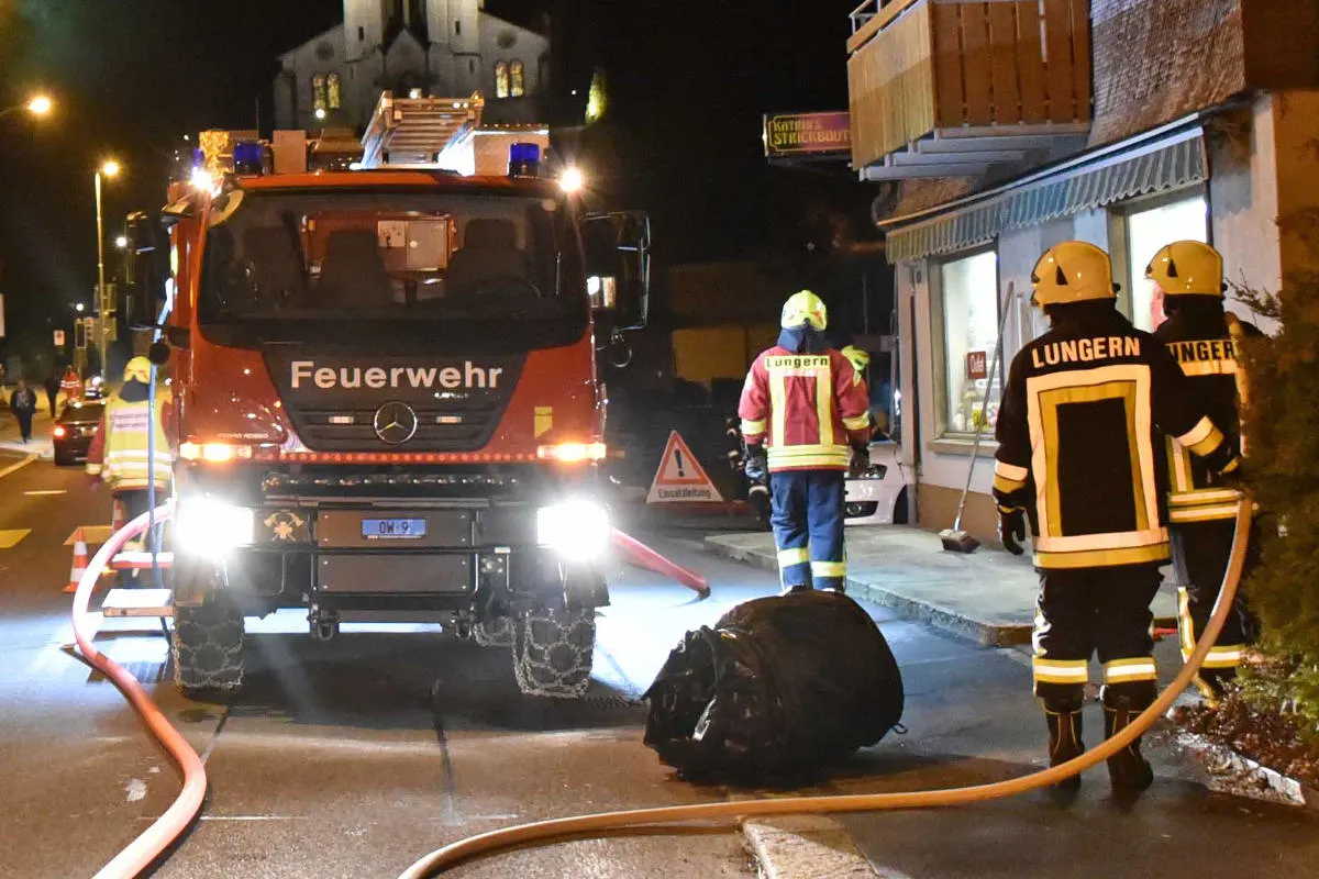 Lungern OW – Brand in Keller