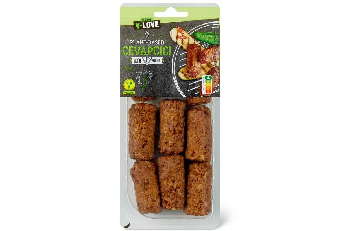 V-Love Plant-Based Cevapcici 240g werden von Migros zurückgerufen