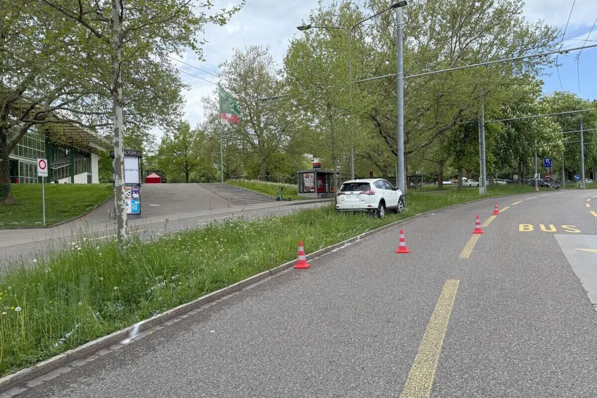 Unfall in St.Gallen –  Gas- und Bremspedal verwechselt