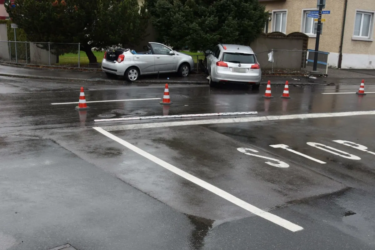 Oberriet SG - Stop-Signal missachtet