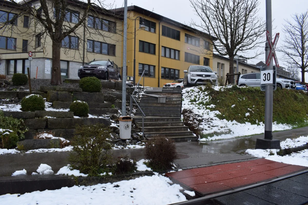 Speicher AR - Treppe mit Ausfahrt verwechselt