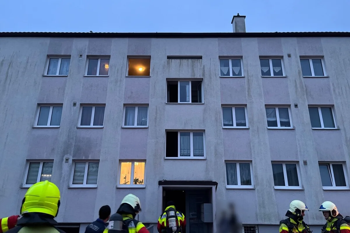 Sevelen SG - Drei Personen nach Brand im Spital 
