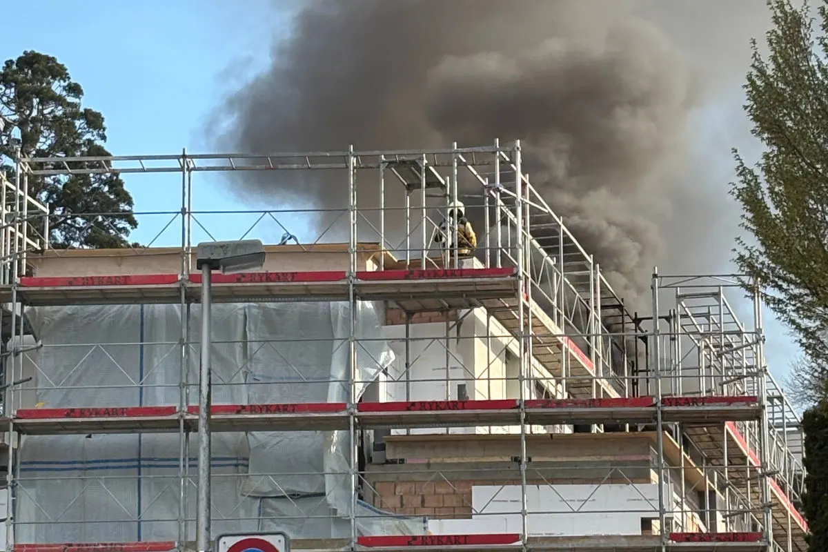 Kreuzlingen TG – Brand auf Baustelle