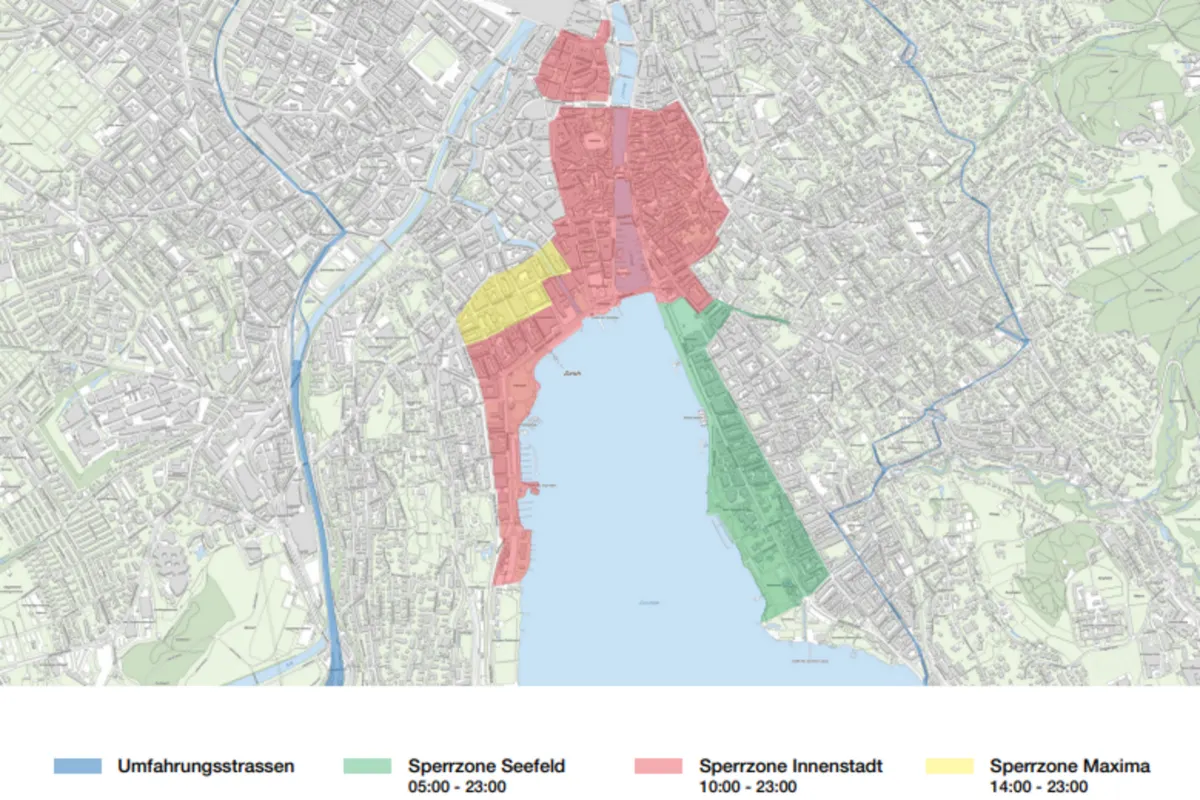 Street Parade 2025 in Zürich – Sperrungen und Umleitungen im Stadtzentrum