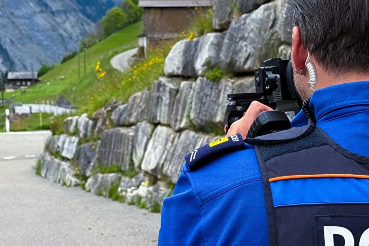 Hospental, Andermatt UR – Geschwindigkeitskontrollen durchgeführt