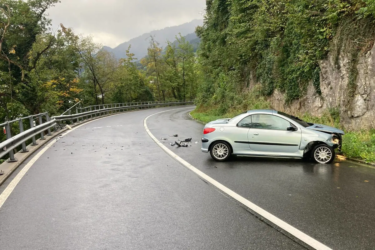 Obstalden GL –Schwerer Unfall auf der Kerenzerbergstrasse