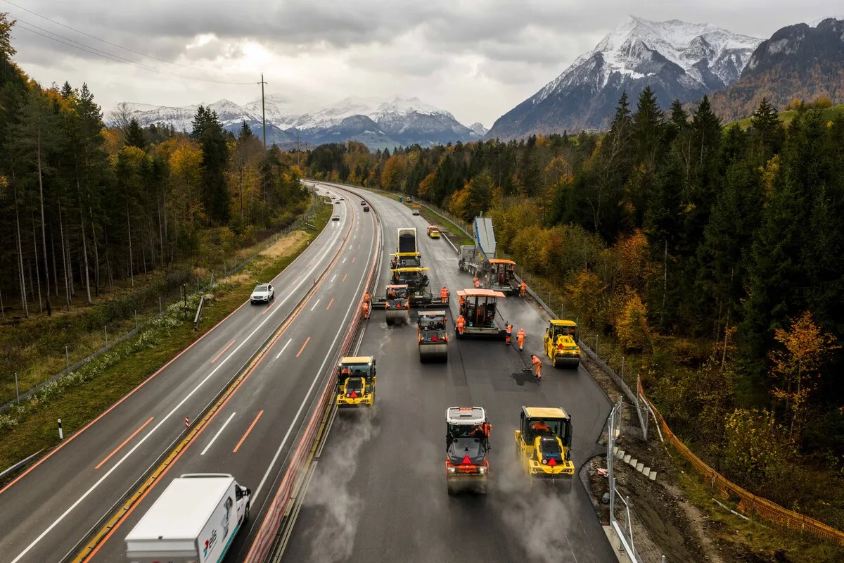 A6 Thun–Spiez – Erster Bauabschnitt abgeschlossen