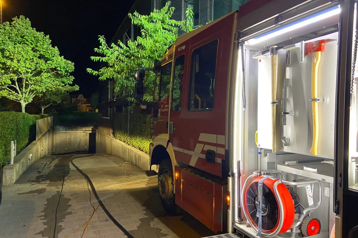 Lenzburg AG - Junger Mann erlitt beim Brand schwerste Gesichtsverletzungen