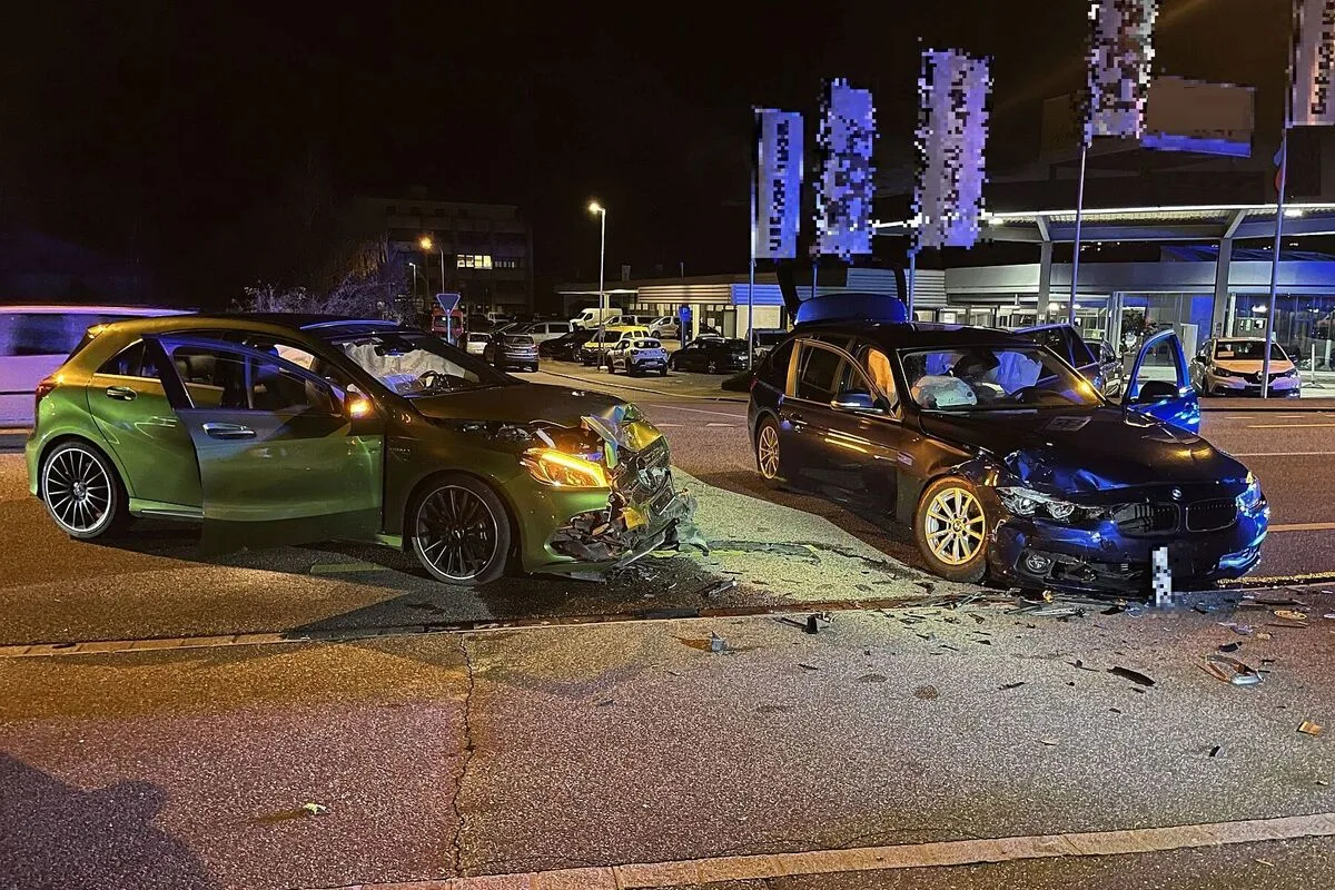 Unfall in Liestal BL - Entgegenkommendes Auto übersehen