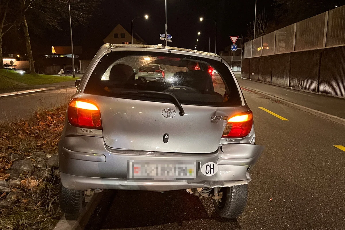 Weinfelden TG – Unfall zwischen Lieferwagen und Auto