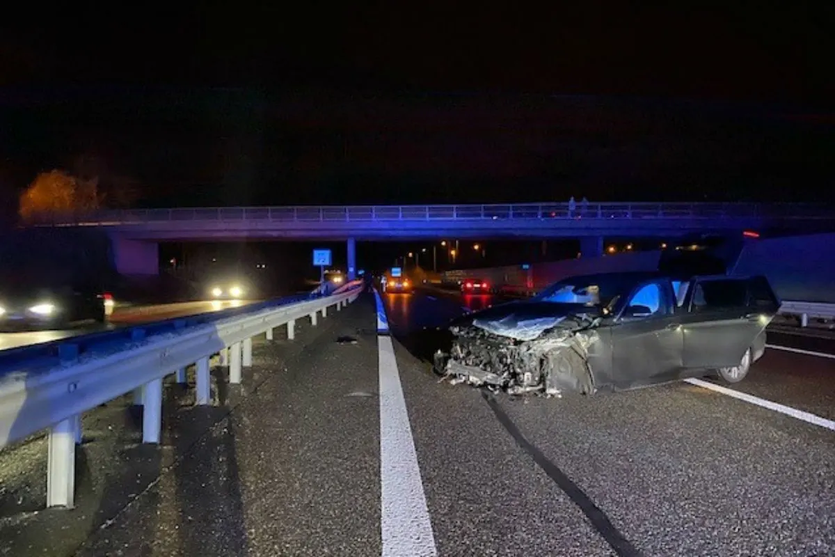 Oberentfelden/A1 / Baden AG - Zwei  heftige Unfälle zweier Neulenker!