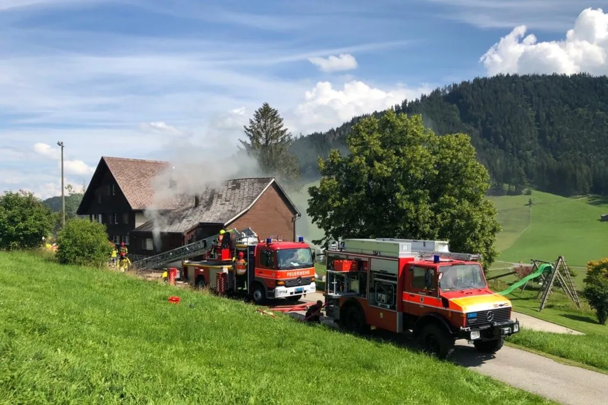 Hundwil AR - Akku soll Brand der Scheune ausgelöst haben!