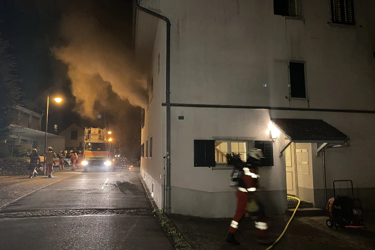 Meilen / Schwerzenbach ZH - Zwei Wohnungen brannten 