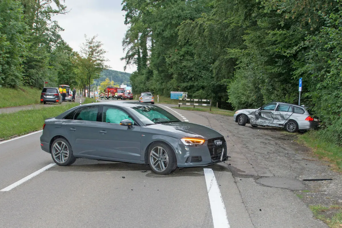 Aadorf TG - Verletzte nach Kollision