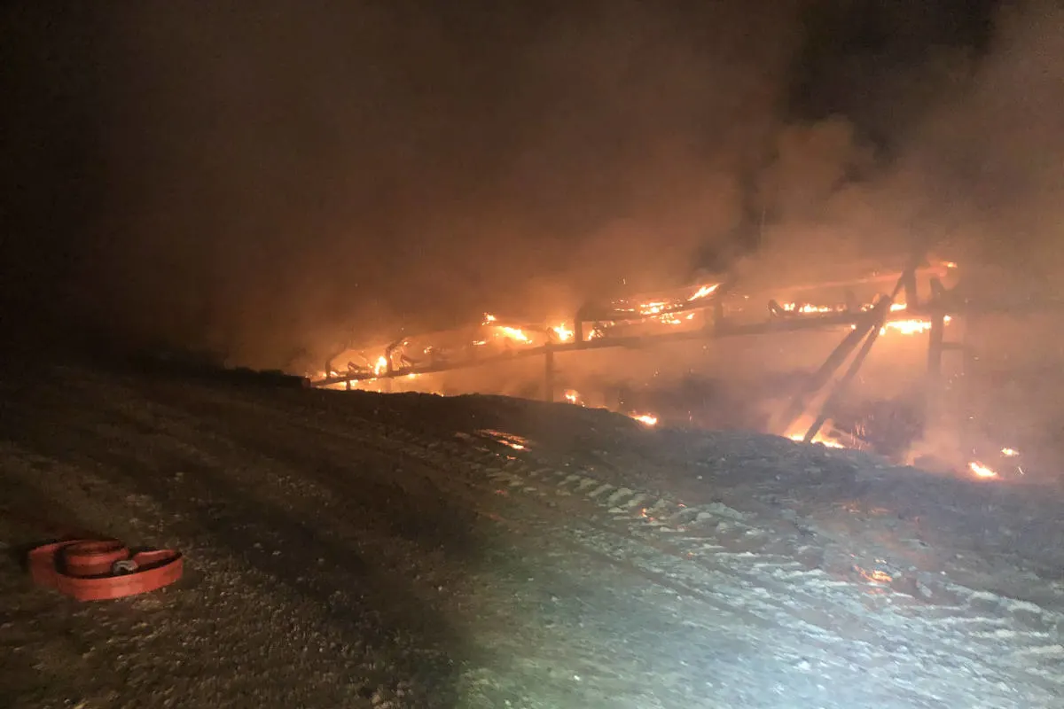 Degersheim SG - Förderband in Brand geraten