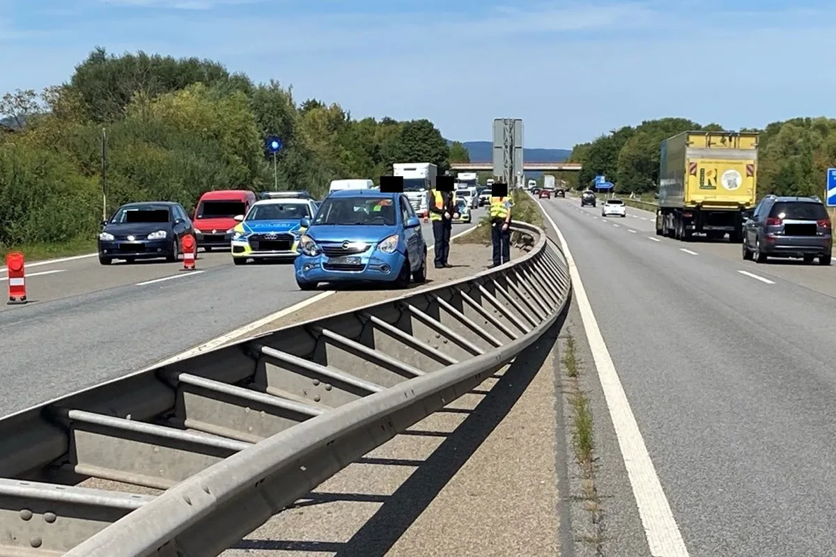 A65 Edenkoben RP – Unfall nach gefährlichem Fahrmanöver
