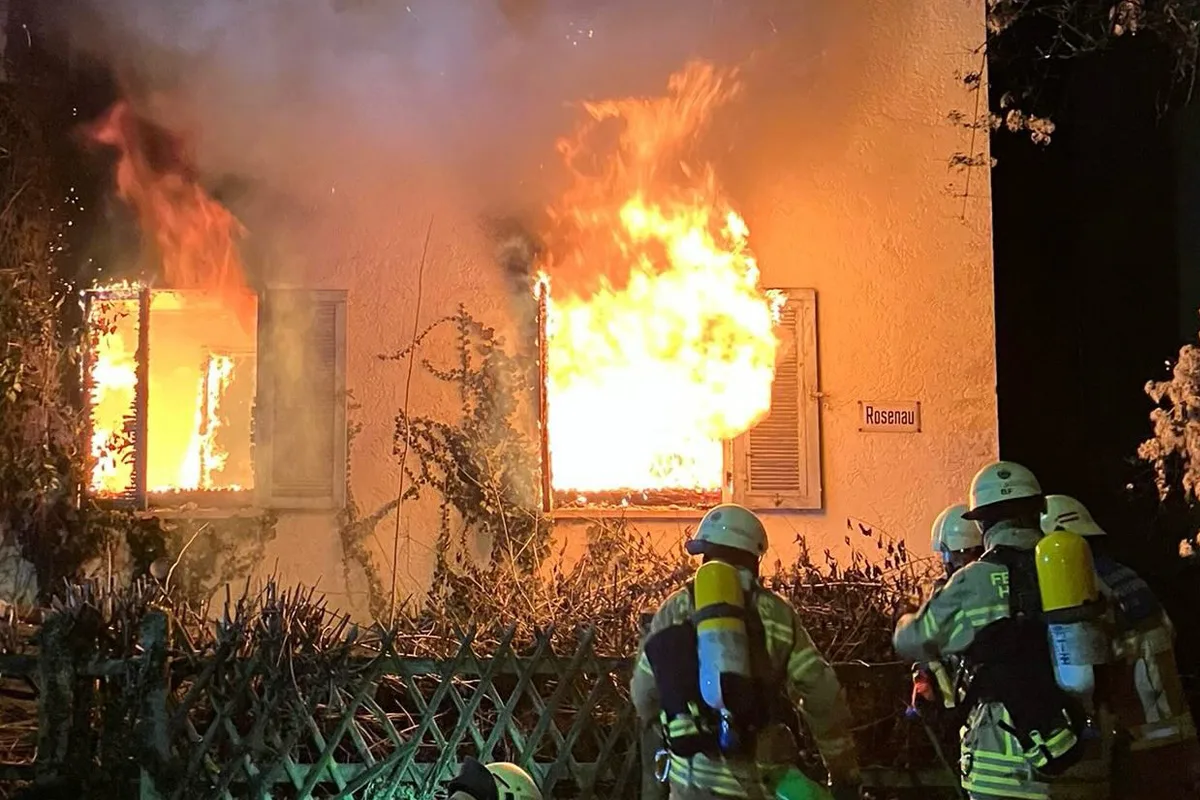 Heilbronn – Brand in Reihenhaus mit 250.000 Euro Schaden
