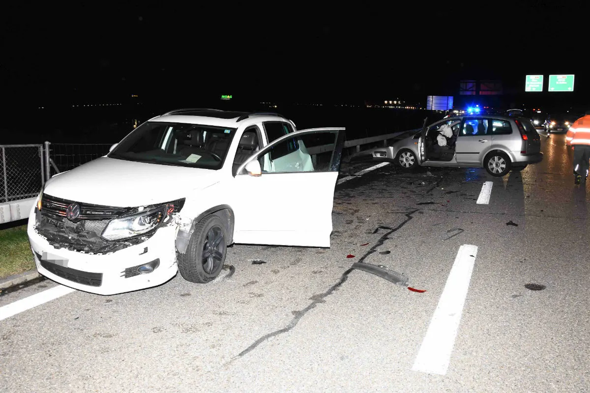 Goldach SG - Auffahrunfall im Feierabendverkehr