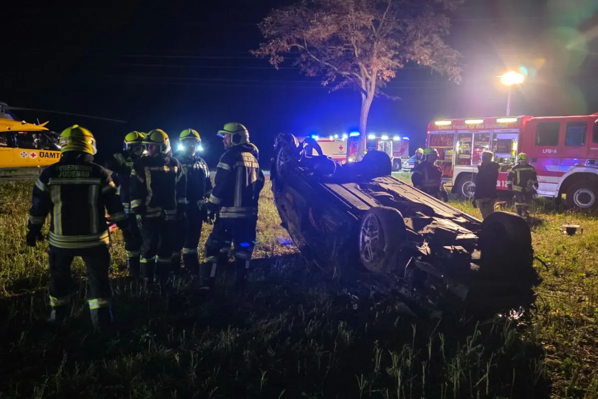 Judenau NÖ – Zwei schwerverletzte Frauen nach Unfall 