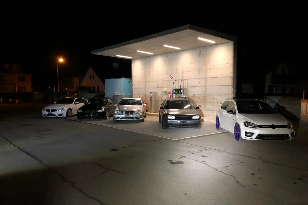 Kontrollen in Buchs SG  Bei Kontrollen fünf Autos stillgelegt