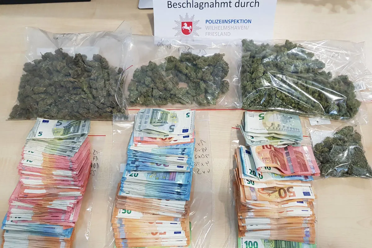 Wilhelmhaven – Drogen und Bargeld beschlagnahmt