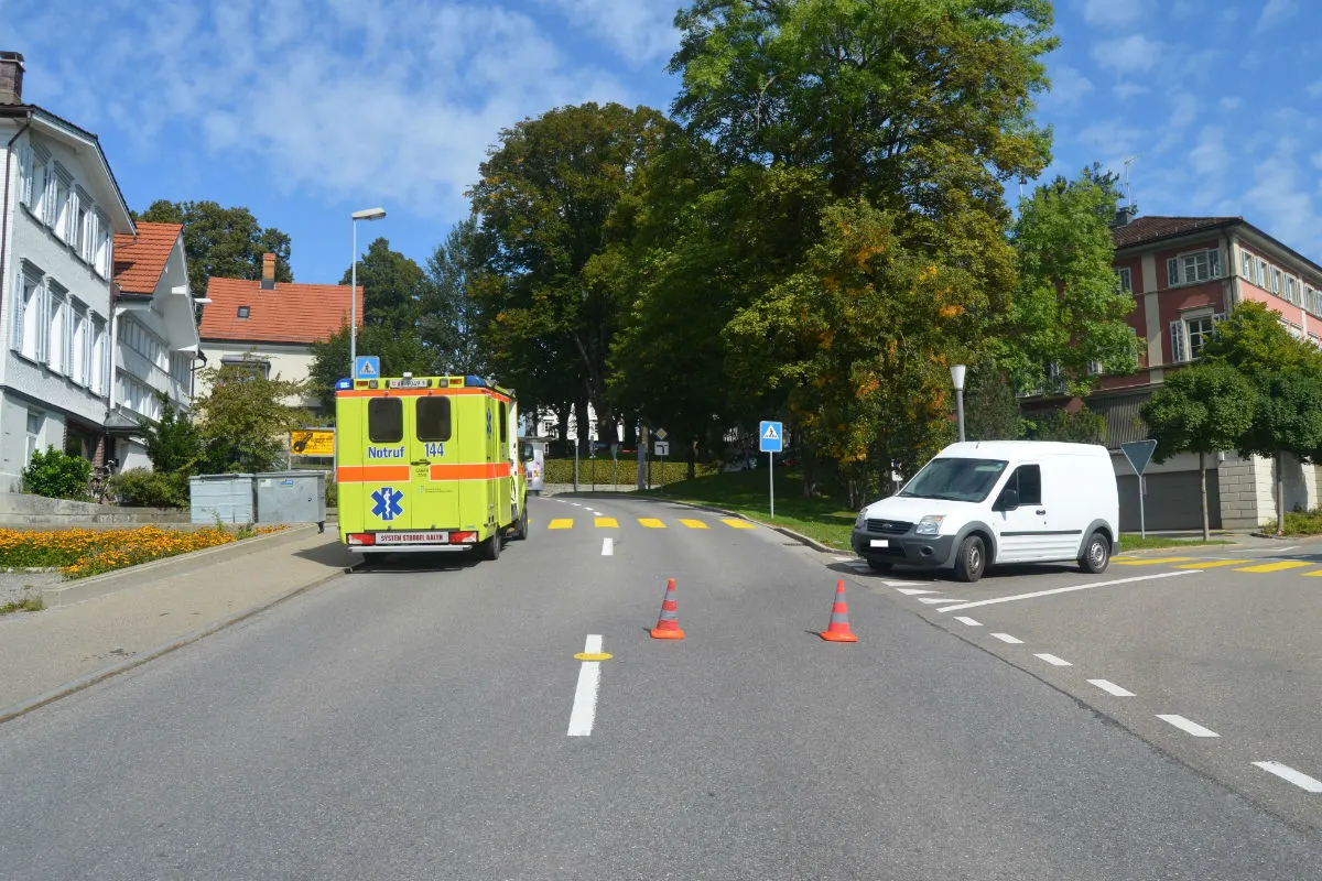 Heiden AR - Kollision zwischen Auto und E-Bike