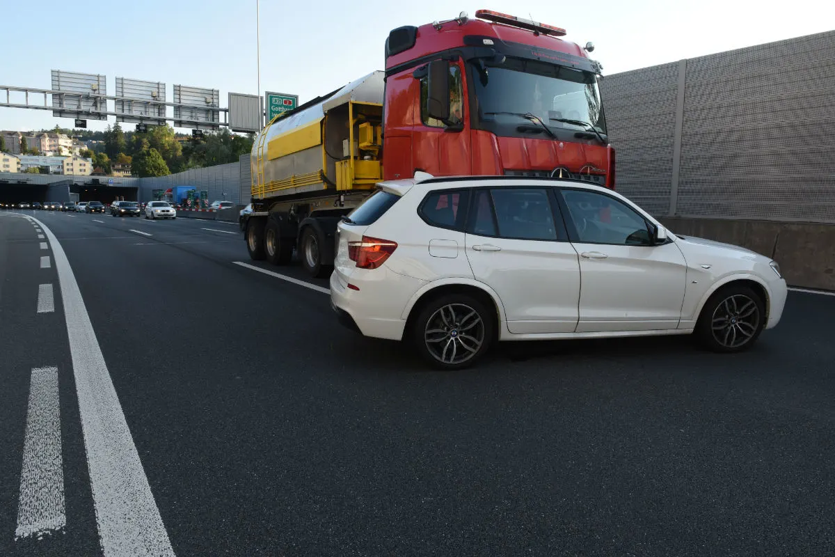 A14/A2 - Unfälle sorgen für massiven Rückstau 