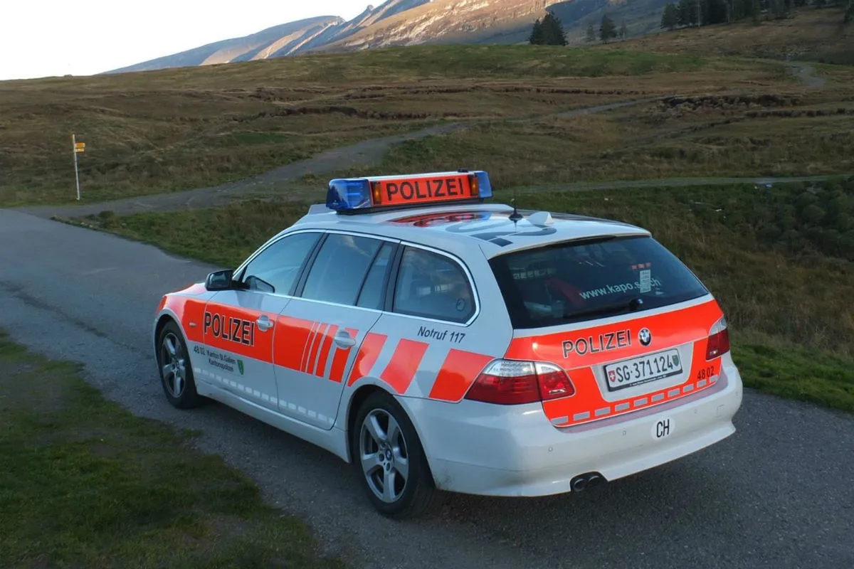 Gossau SG - Unfall beim Abbiegen