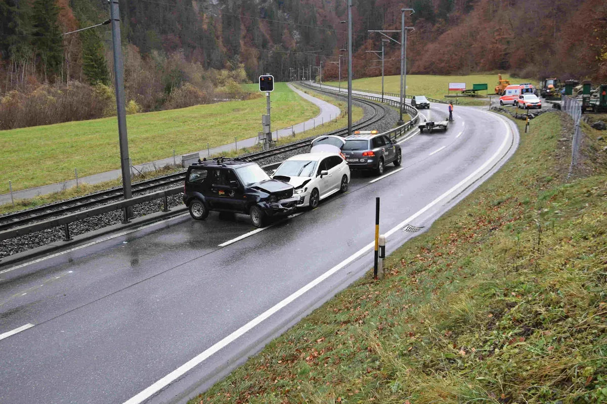 Unfall in Fideris GR – Auf Gegenfahrspur geschleudert – Eine Verletzte
