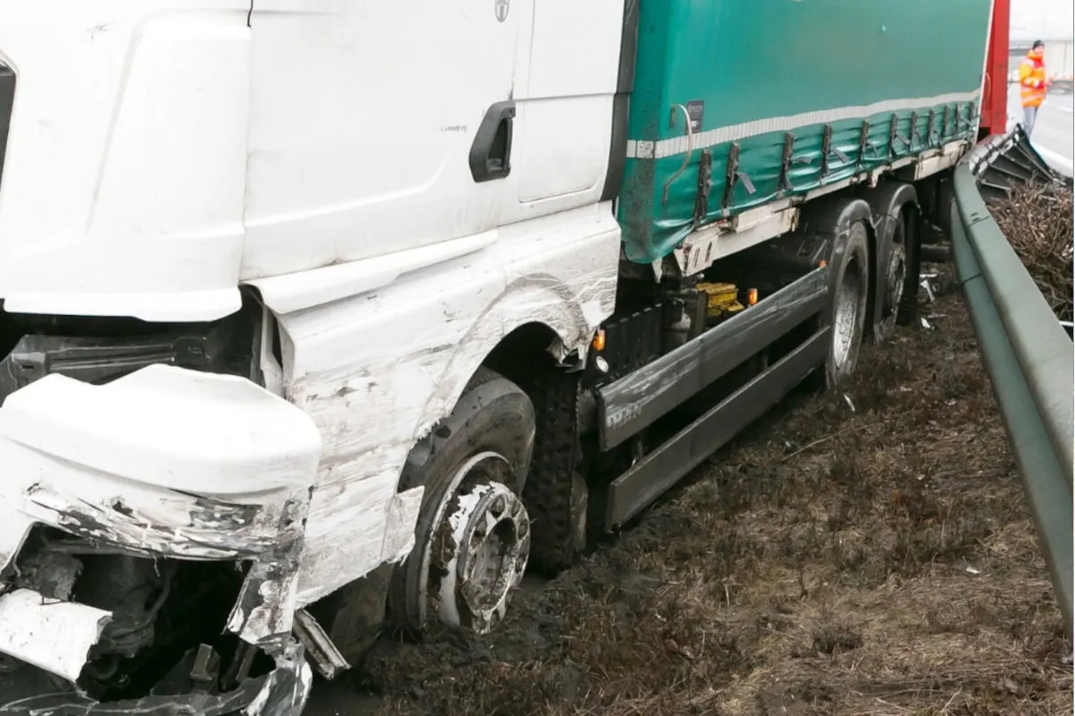A14 Altach – Unfall mit Lkw nach medizinischem Notfall