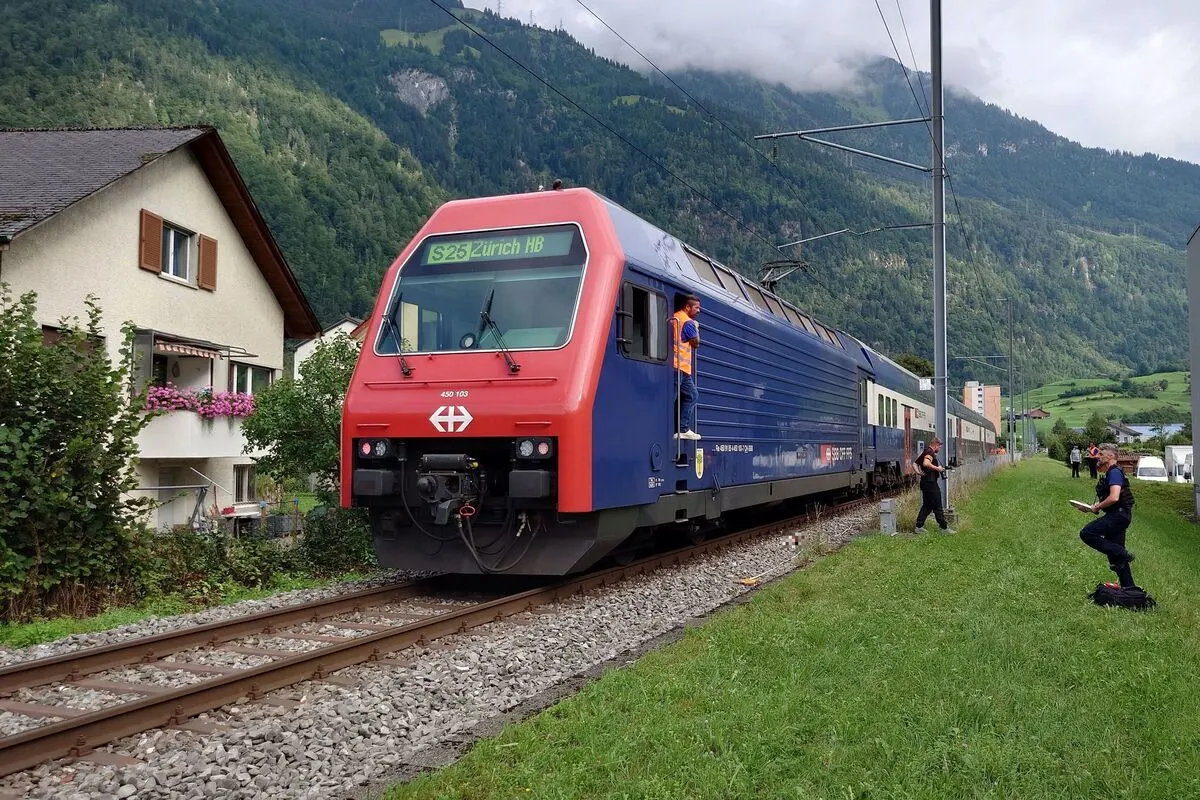 Ennenda GL - Lokomotive erfasst 57-jährige Frau