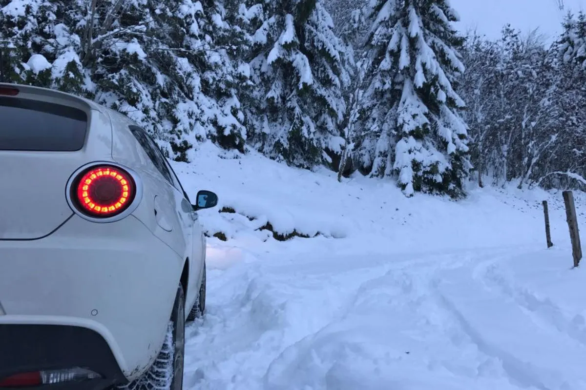 Alpennordseite - Vorsicht wegen Schnee und Schneeglätte!