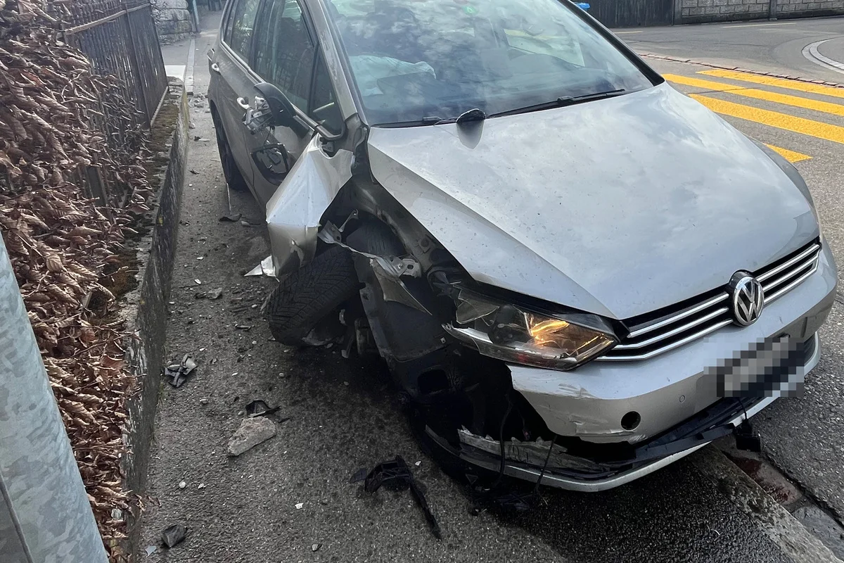 Unfall in Frauenfeld TG - Bremsmanöver zu spät bemerkt