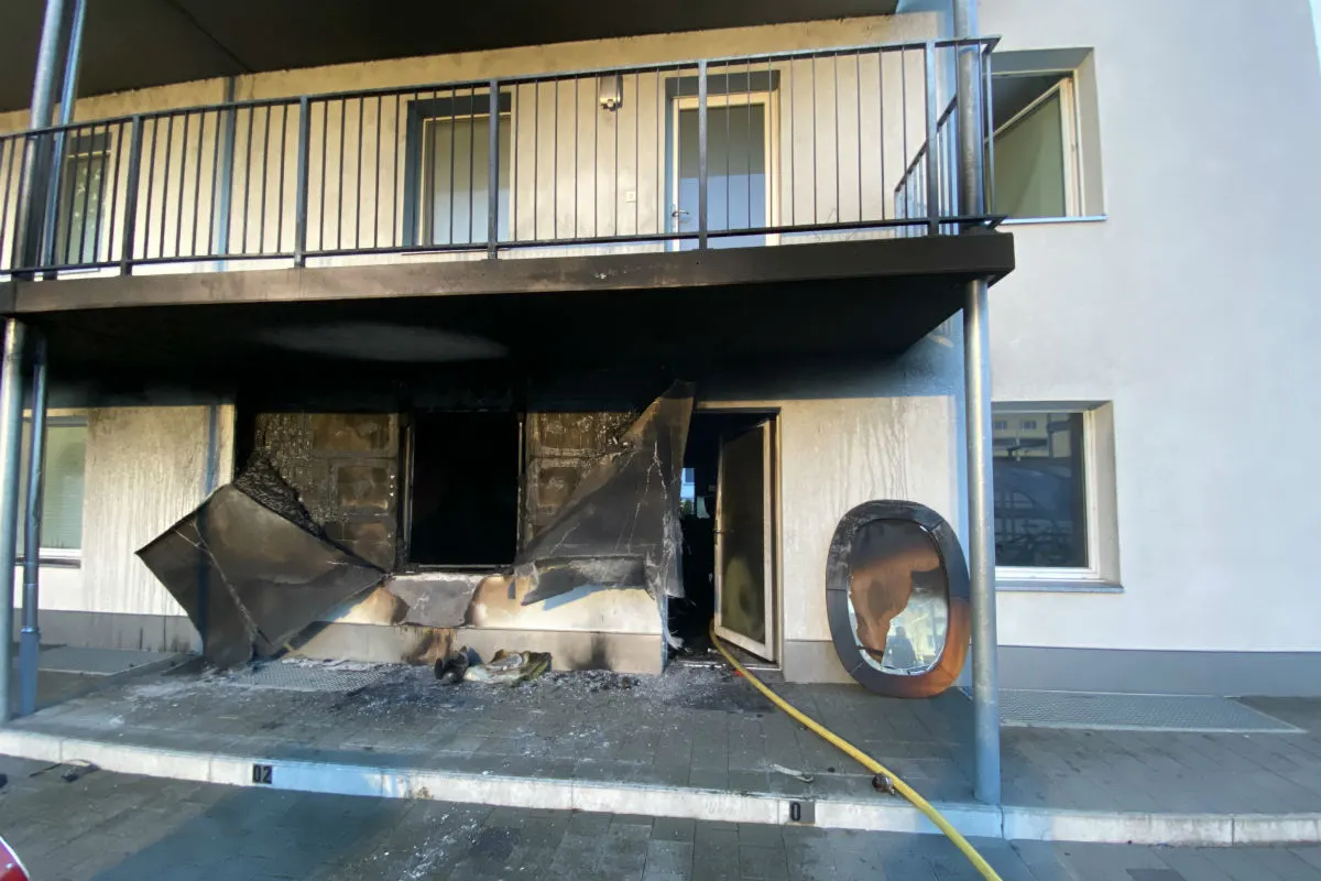 Zofingen AG -  Wohnung nach Brand komplett zerstört
